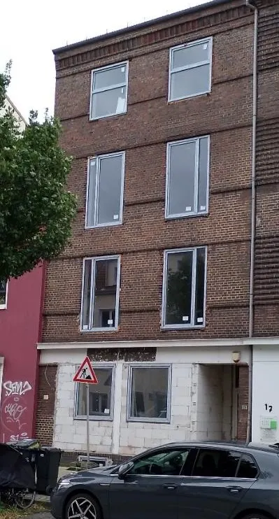 Mehrfamilienreihenhaus im Rohbauzustand
